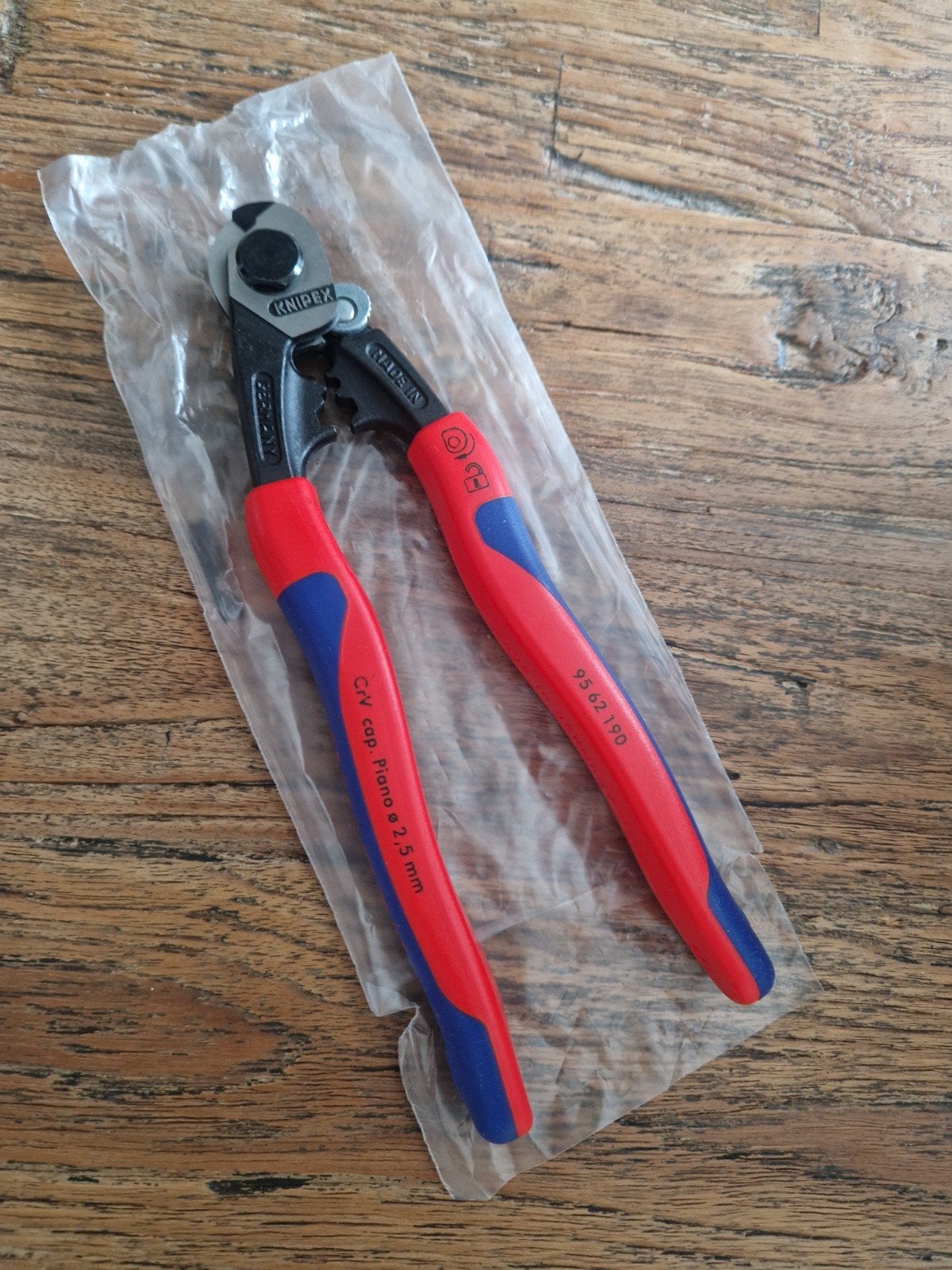 Knipex staaldraadschaar 9562190, Ophalen of Verzenden, Nieuw, Tang, Knipex