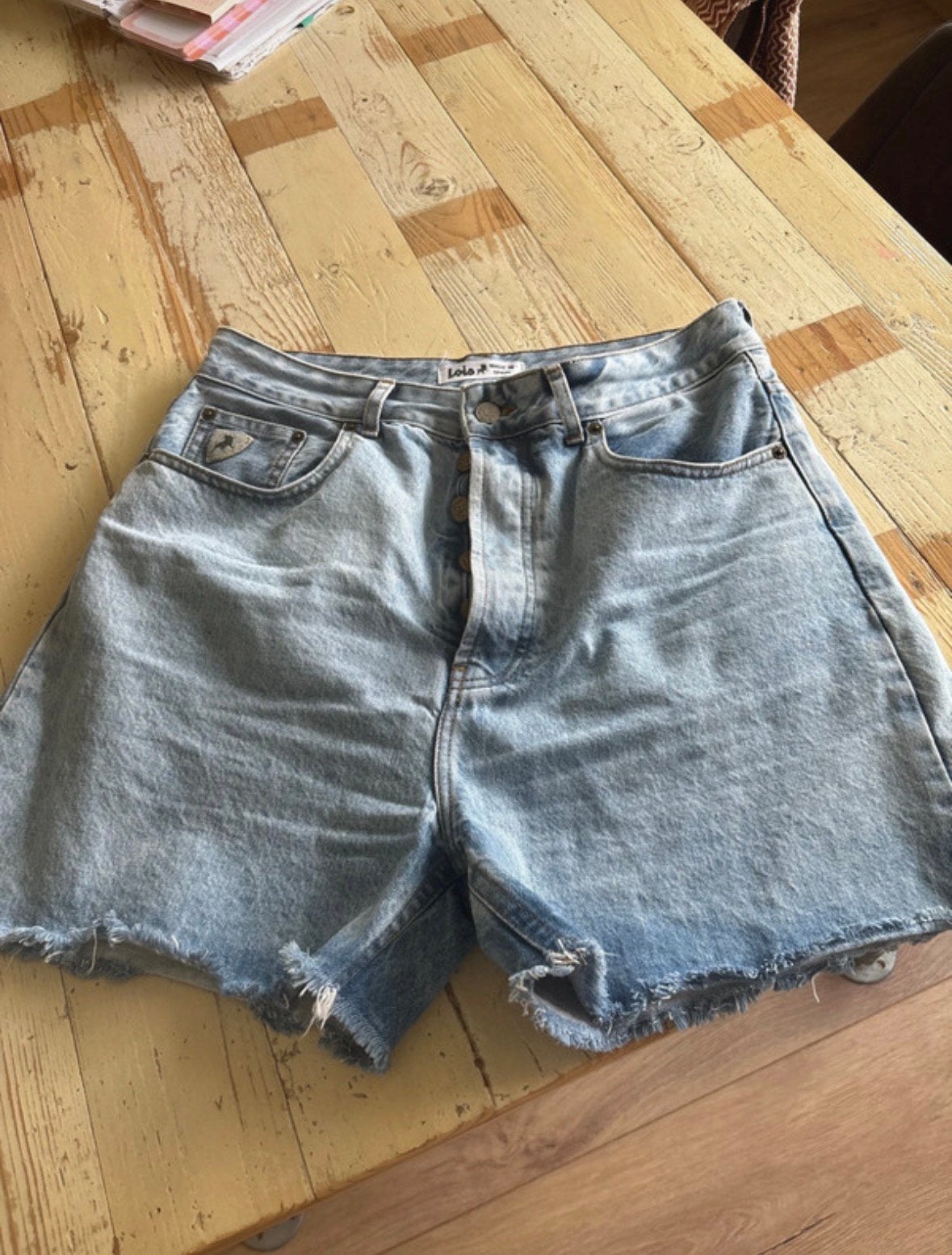 Lois korte broek, Kleding | Dames, Ophalen of Verzenden, Zo goed als nieuw, Blauw, W30 - W32 (confectie 38/40)