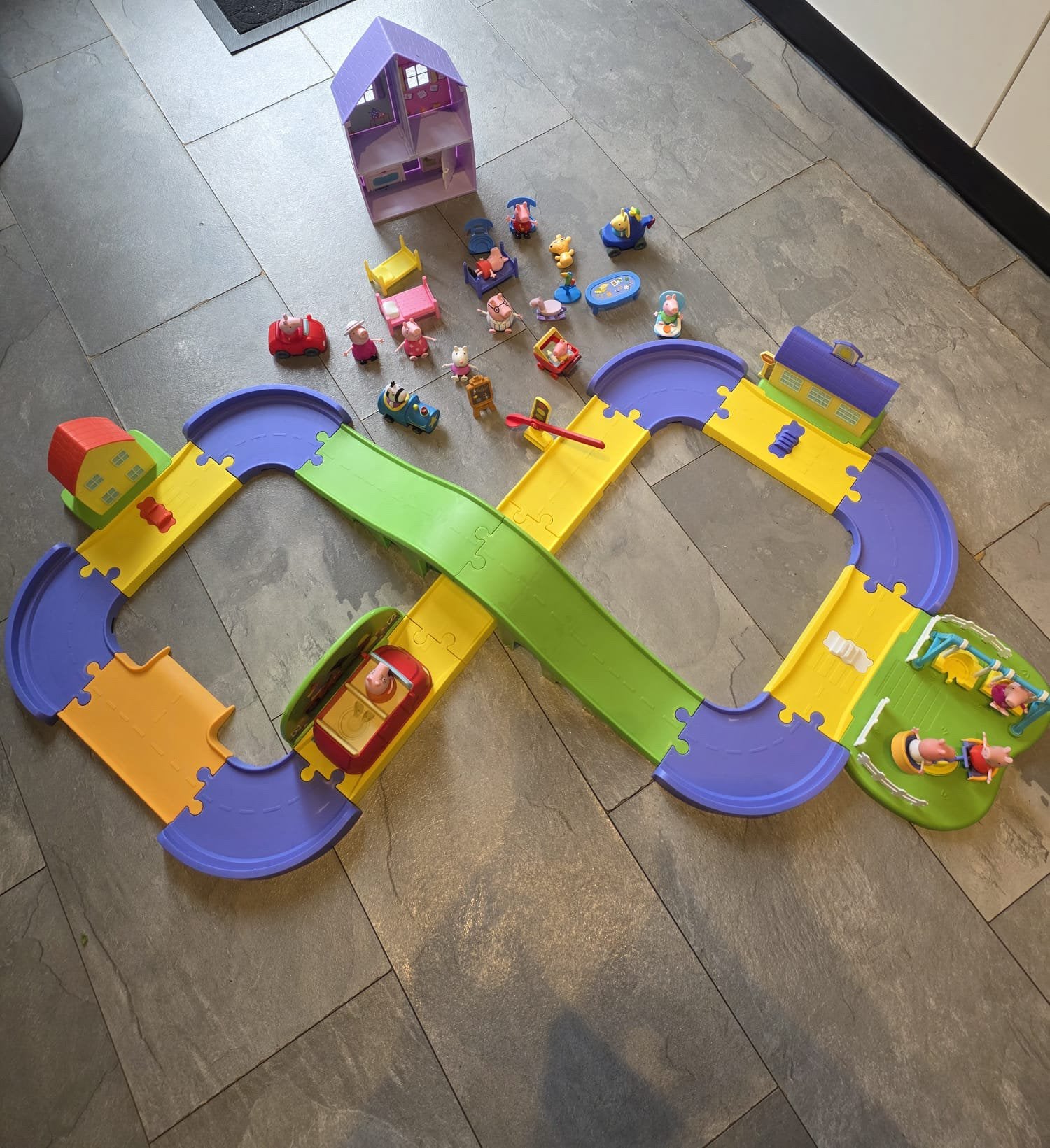 Peppa pig speelset, Ophalen of Verzenden, Zo goed als nieuw, Jongen of Meisje