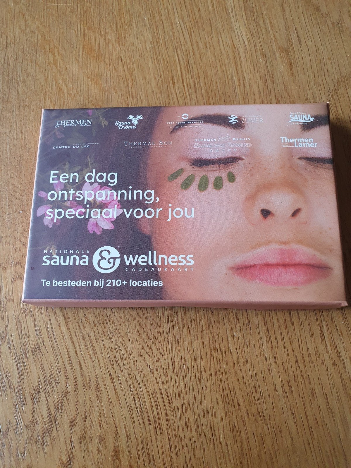 Nieuwe ongebruikte sauna en wellness cadeaubon twv € 150,00, Eén persoon, Cadeaubon, Spa of Sauna