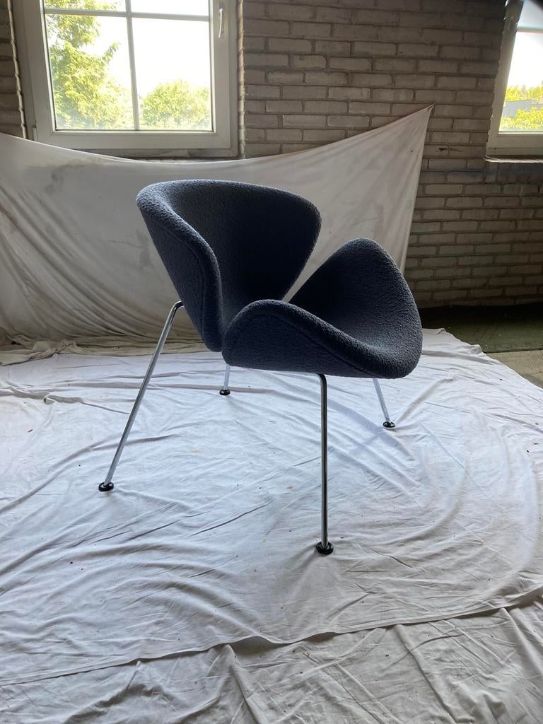 Originele Hoge Pierre Paulin Orange Slice Fauteuil Artifort, Ophalen, Design Klassieker, Minder dan 75 cm, Info@artifortshop.com