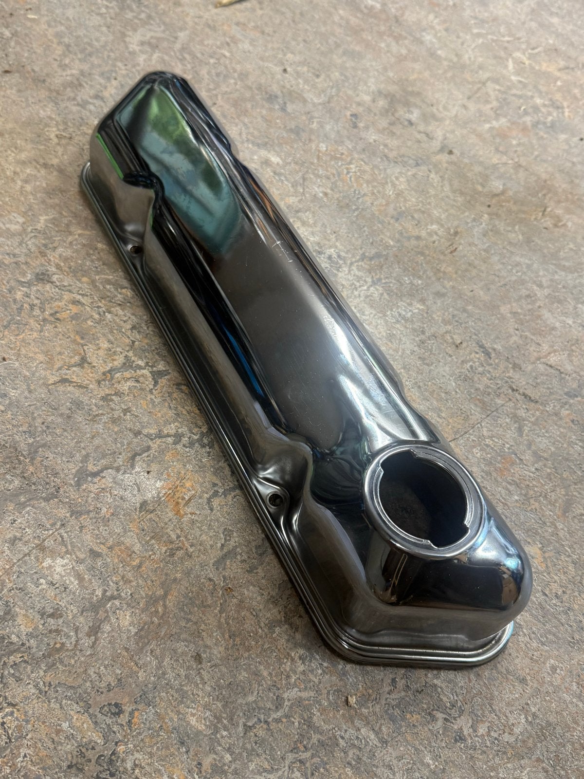 Verchroomd klepdeksel voor Volvo Amazon B18/B20 motoren, Ophalen of Verzenden, Gebruikt, Volvo