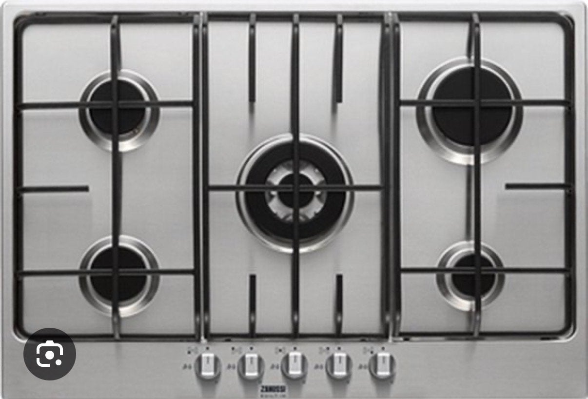 Zanussi ZGS 780 Gaskookplaat - 5 Kookzones, Witgoed en Apparatuur, Kookplaten, Nieuw, Ophalen of Verzenden, Inbouw, Gas