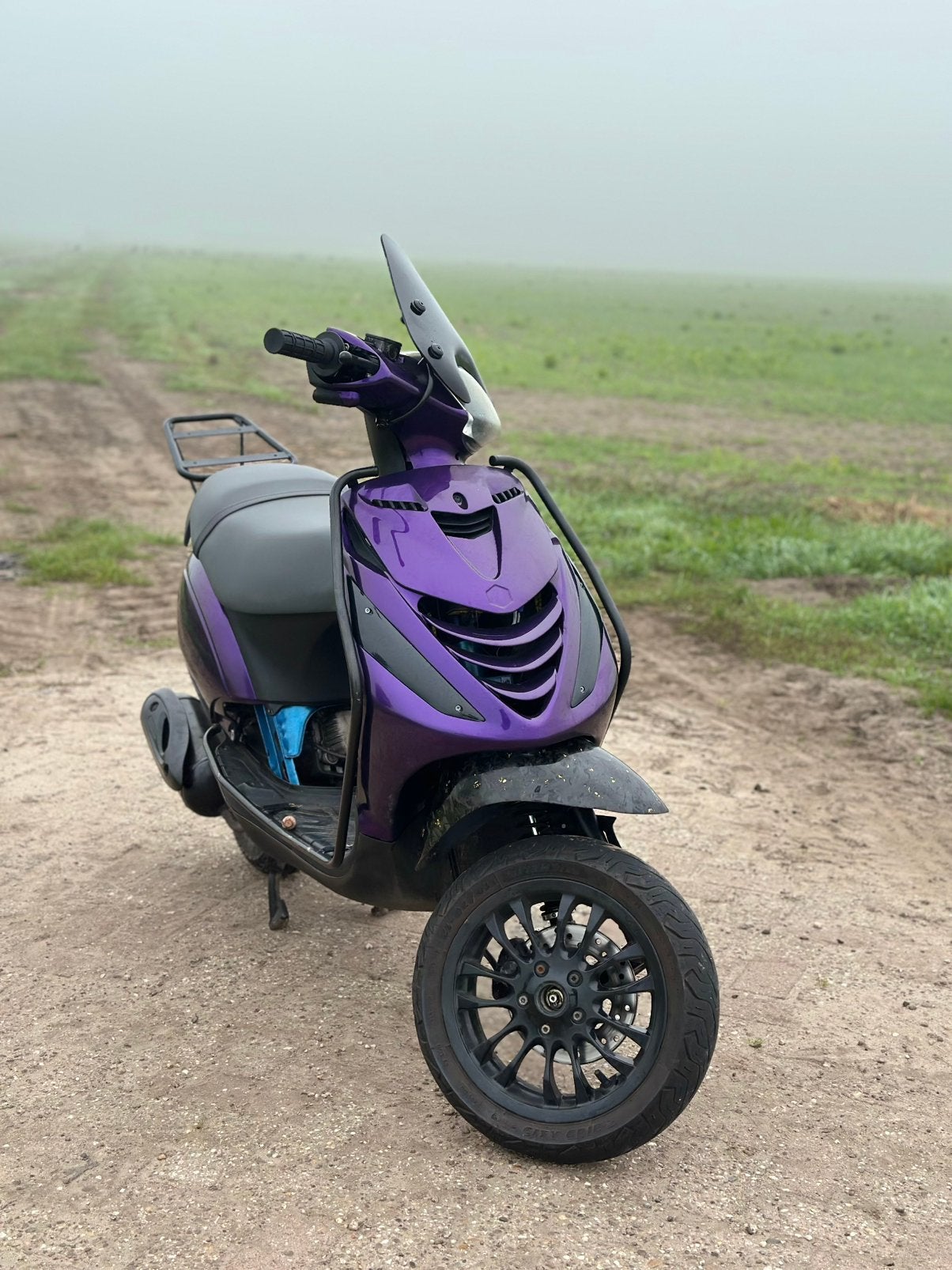 Piaggio Zip 80cc Malossi 2008 - Unieke Paarse Scooter, Gebruikt, Maximaal 45 km/u, Zip, Ophalen of Verzenden