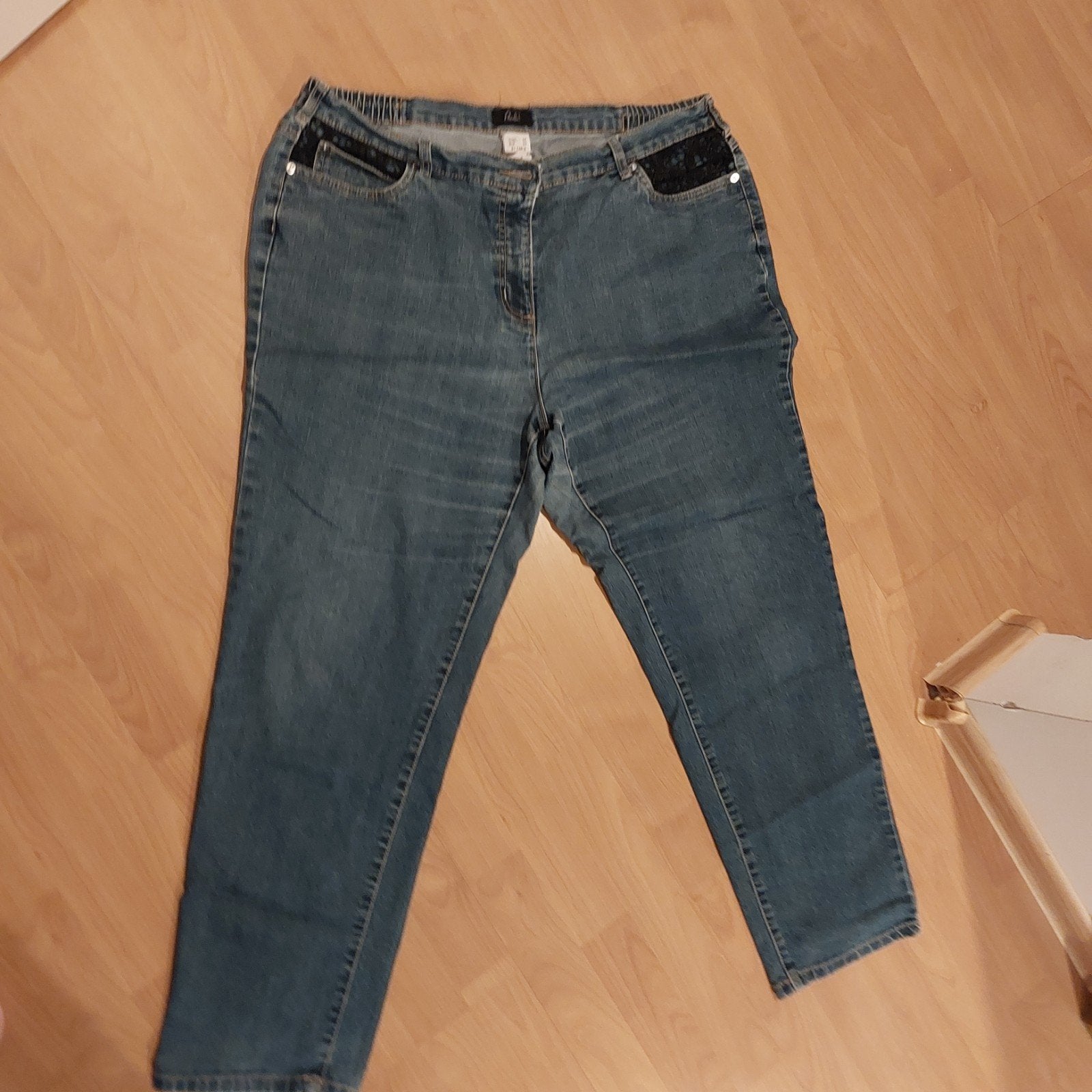 Paola! Jeans met kanten details, maat 48, Kleding | Dames, Blauw, Overige jeansmaten, Ophalen of Verzenden, Paola!