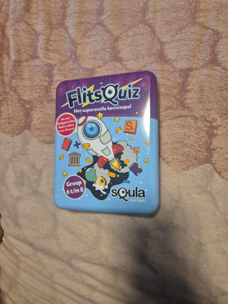 Squla bordspel + squla flitsquiz, Ophalen, Gebruikt