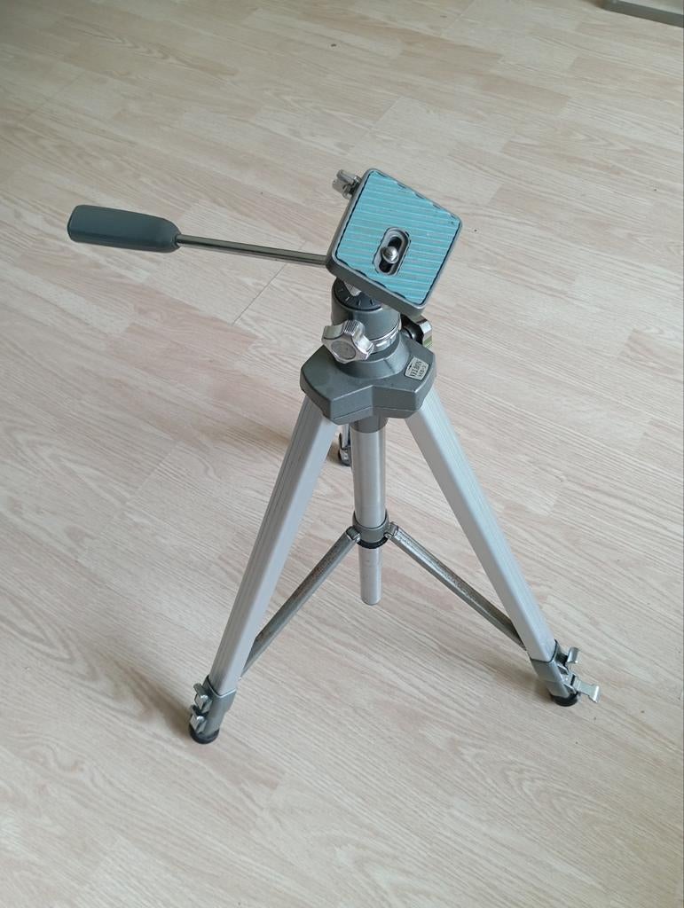 Driepoot Statief Velbon veb 3, Audio, Tv en Foto, Fotografie | Statieven en Balhoofden, Gebruikt, Minder dan 150 cm, Met balhoofd