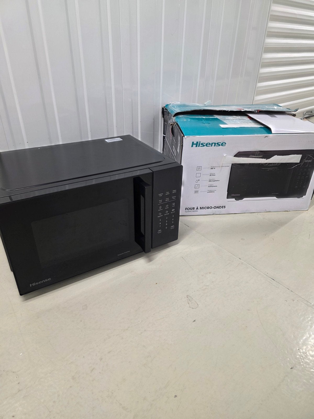 Hisense H29MOBS9H combimagnetron met ovenfunctie, Witgoed en Apparatuur, Magnetrons, Info@gorenje.com, Ophalen of Verzenden, Draaiplateau