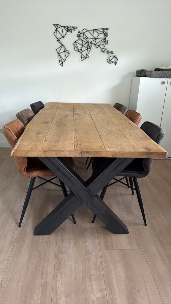 Eettafel loods 5, Ophalen, 200 cm of meer, 50 tot 100 cm, Zo goed als nieuw