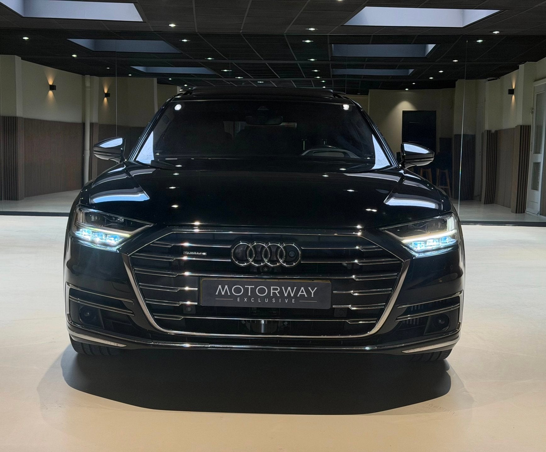 Audi A8 55 TFSI quattro Pro Line Plus|Pano|360|B&O|Achterasb, Auto's, Audi, Adaptive Cruise Control, Gebruikt, Euro 6, 2995 cc