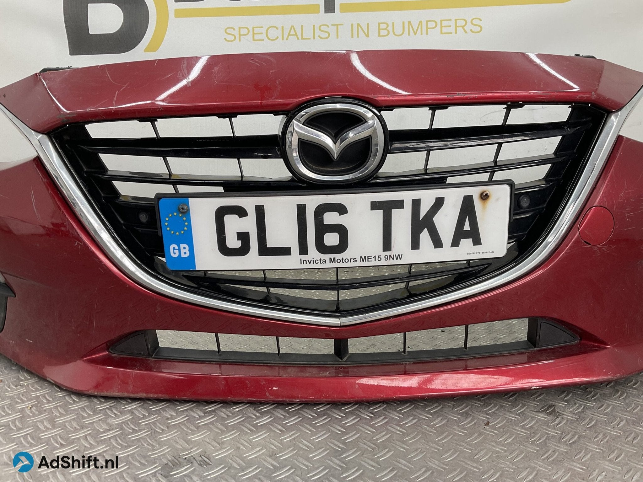 Bumper Mazda 3 BHN1-50031 2013-2018 Voorbumper B8-20171, Bumper
