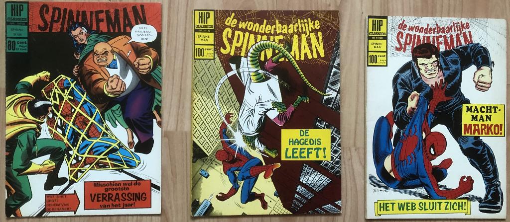 DE WONDERBAARLIJKE SPINNEMAN - 3 EXEMPLAREN -, Boeken, Meerdere comics, Ophalen of Verzenden, Zo goed als nieuw, Europa