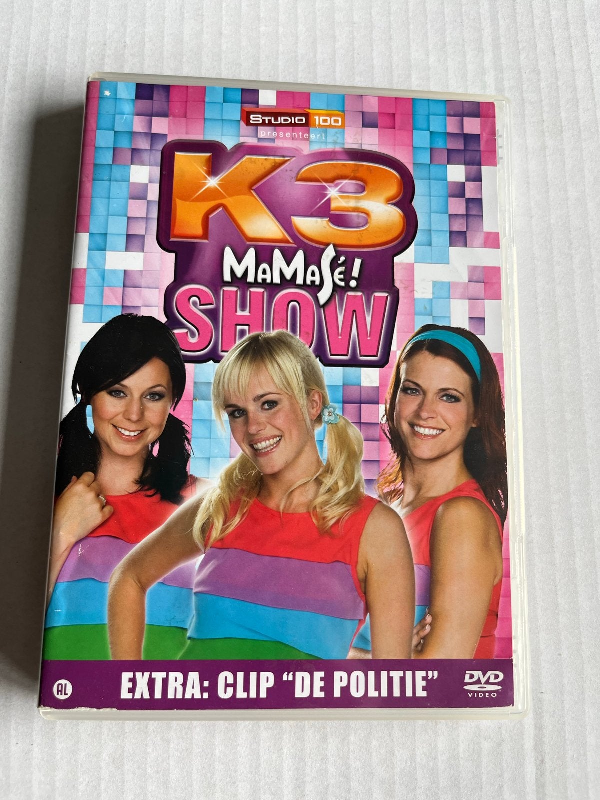 K3 Mamaé! Show DVD - Studio 100, Gebruikt, Alle leeftijden, Overige genres, Ophalen of Verzenden