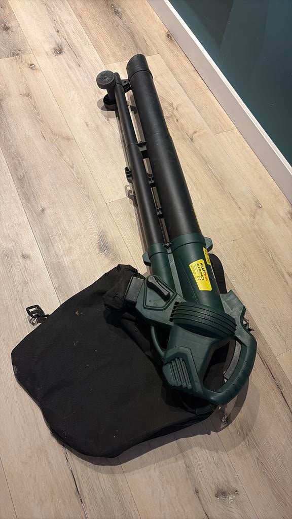 Bladzuiger en blazer, Ophalen, Gebruikt, Handgedragen, Met opvangzak