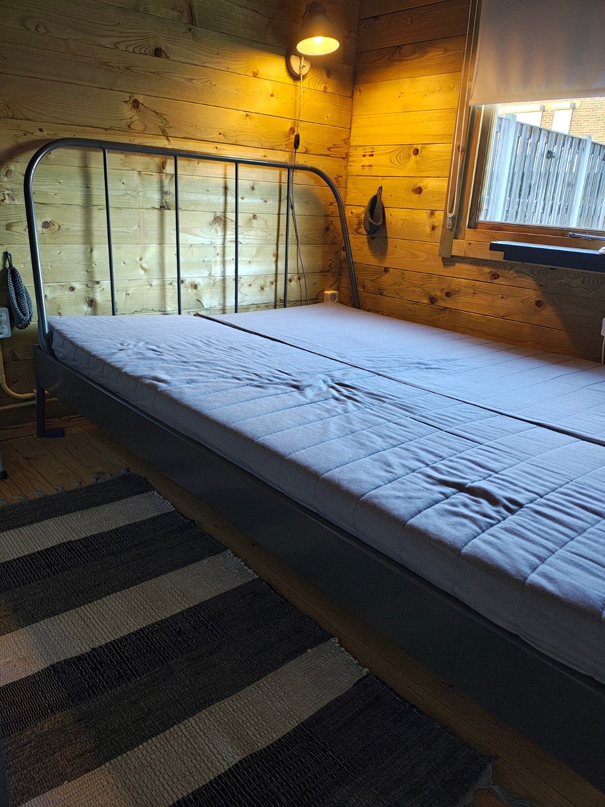 Bed 140x200 met lattenbodem., Huis en Inrichting, Ophalen, Gebruikt, Tweepersoons, 140 cm