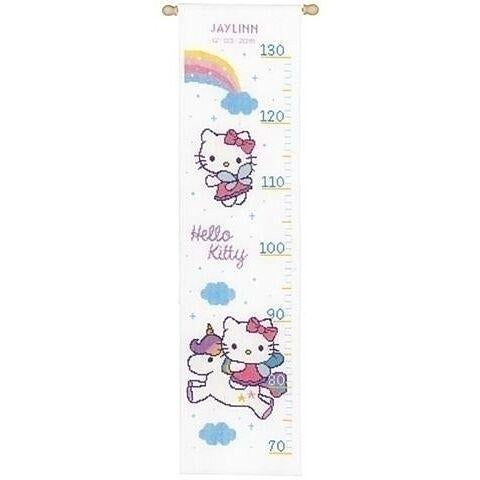 Borduurpakket Groeimeter Hello Kitty pn0158349, Hobby en Vrije tijd, Borduren en Borduurmachines, Geen, Geen, Nieuw, Ophalen of Verzenden