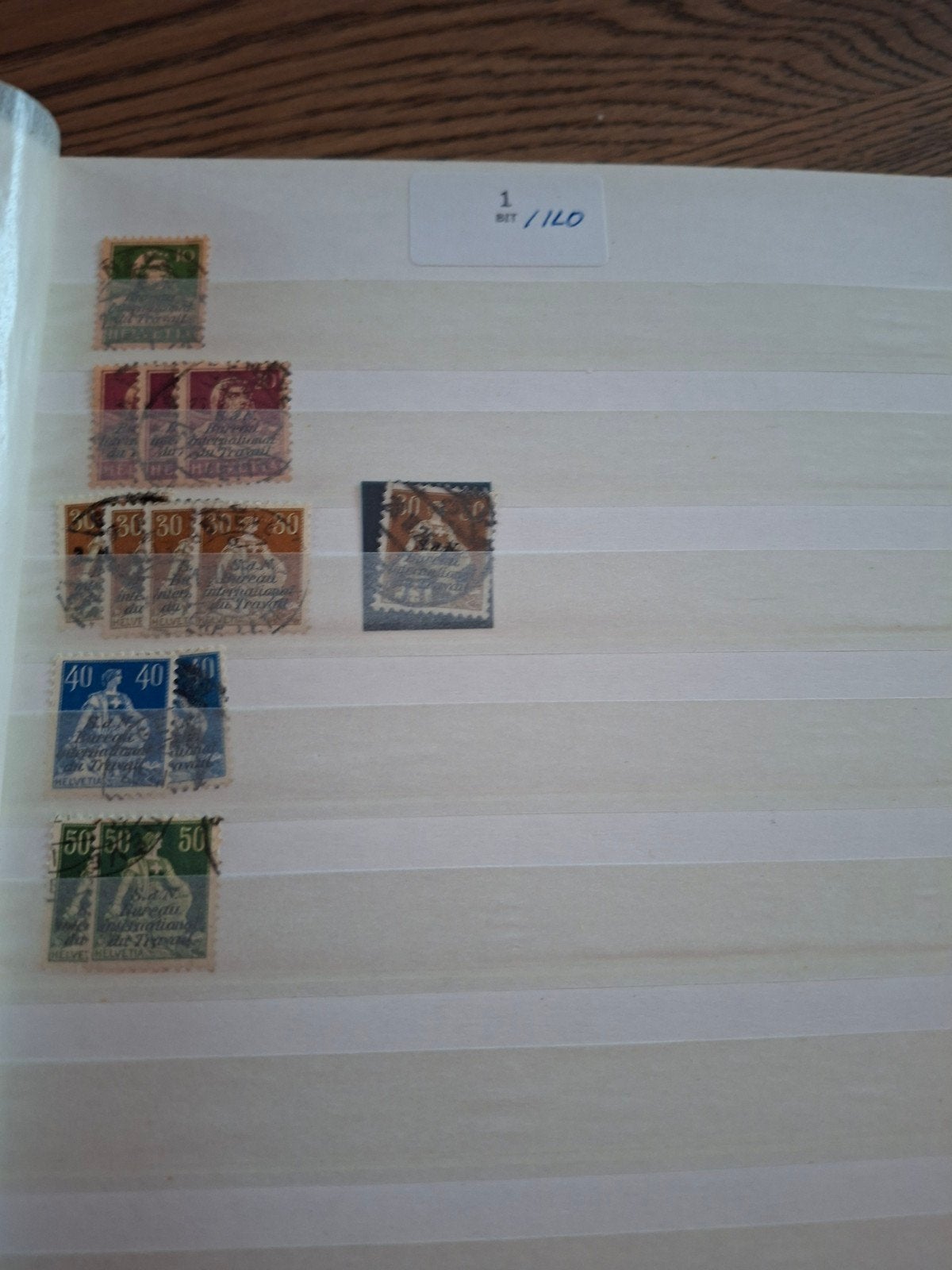 Grote verzameling Zwitserse postzegels back of the book, Ophalen of Verzenden