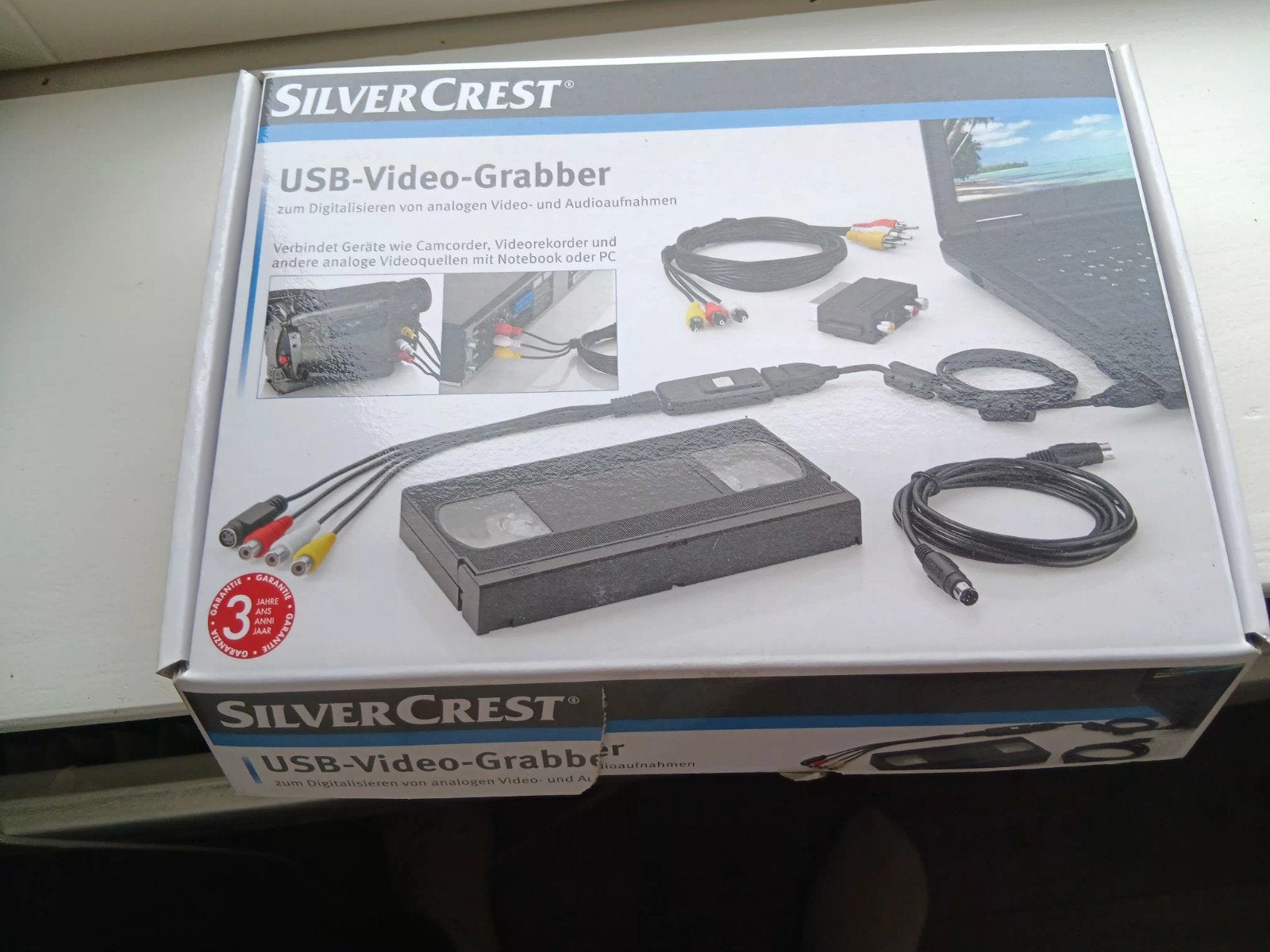 SilverCrest USB-Video-Grabber - Digitaliseer uw video's, Ophalen of Verzenden, Zo goed als nieuw, Overige typen