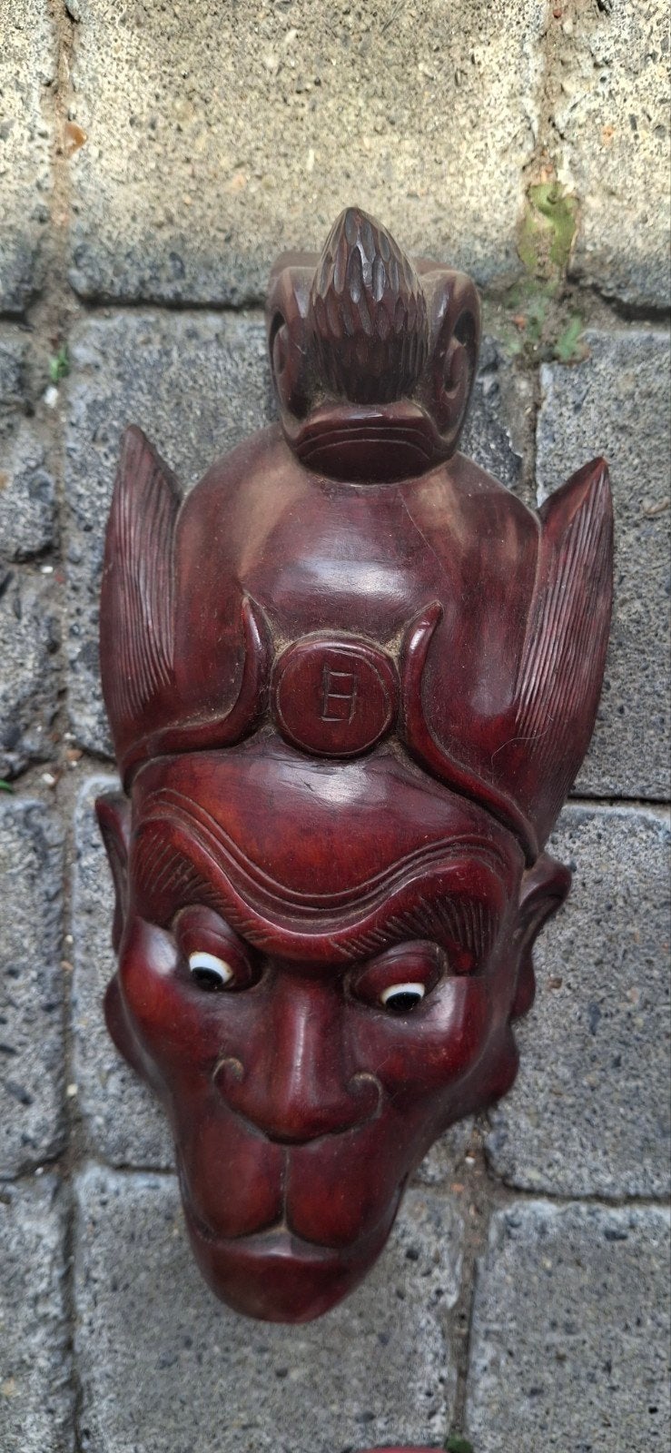 Kersenhouten masker, Tuin en Terras, Ophalen