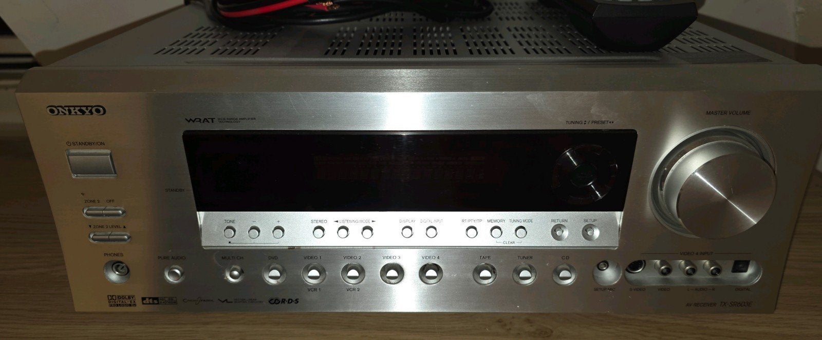 Onkyo TX-SR603E 7.1 versterker met afstandsbediening, Gebruikt, Ophalen of Verzenden, 120 watt of meer, Onkyo