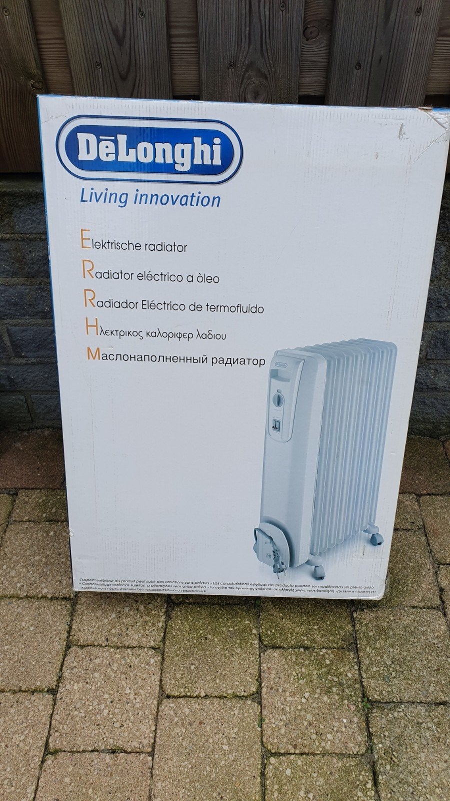 DeLonghi Elektrische Oliegevulde Radiator KH770920, Ophalen of Verzenden, Zo goed als nieuw, 800 watt of meer, Radiator