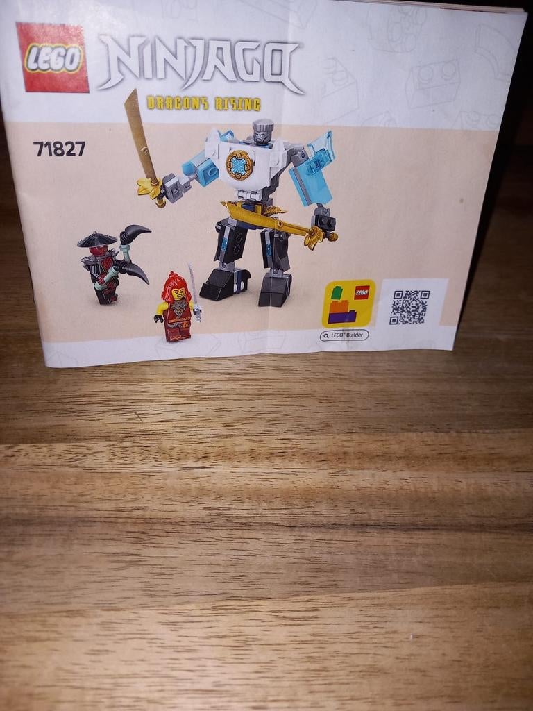 Lego Ninjago 71827 - Cole's Elementaire Aardemecha, Ophalen of Verzenden, Zo goed als nieuw, Complete set, Lego