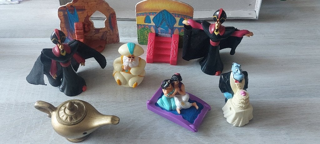 Disney Aladdin speelgoedset figuren, Ophalen of Verzenden