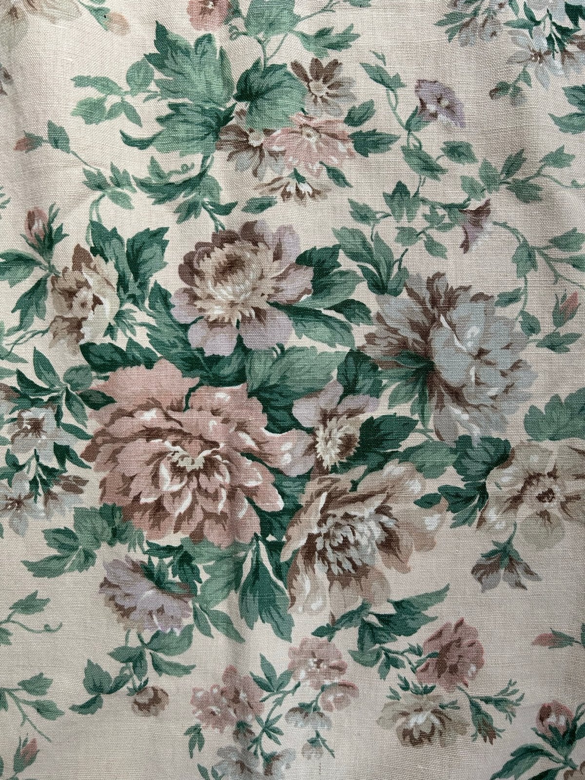 Laura Ashley stijl bloemenstof, stevig katoen, Gebruikt, Overige kleuren, 120 cm of meer, Ophalen of Verzenden
