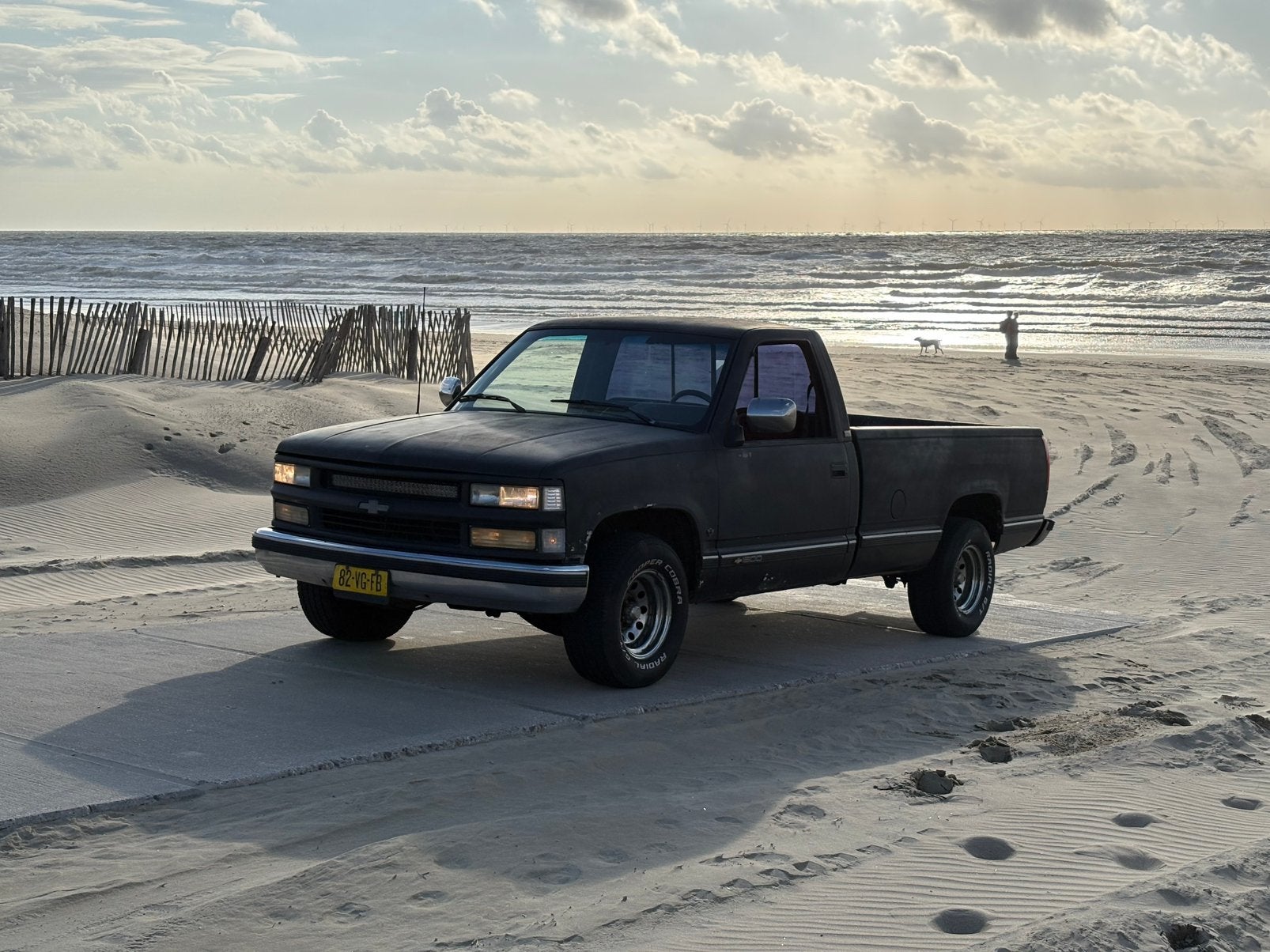 Chevrolet Pick-up C1500 1991, Auto's, Automaat, Chevrolet, Zwart, Overige kleuren