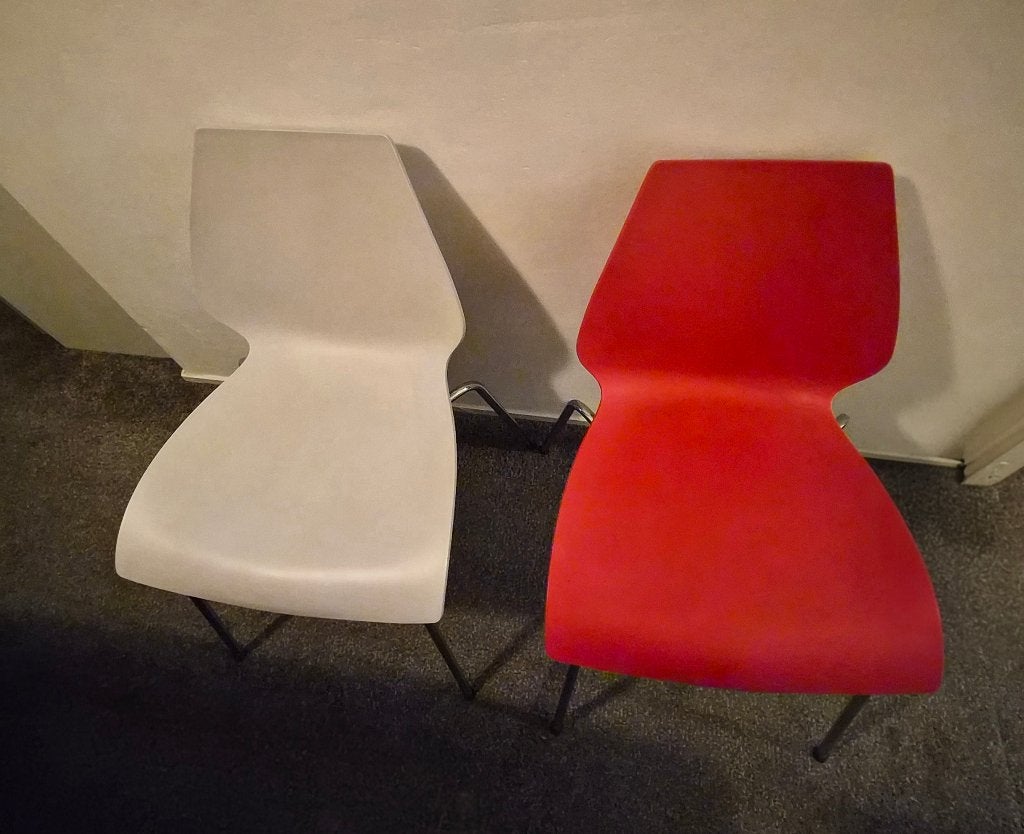 Kartell Maui design stoelen, Ophalen, Twee, Zo goed als nieuw, Metaal
