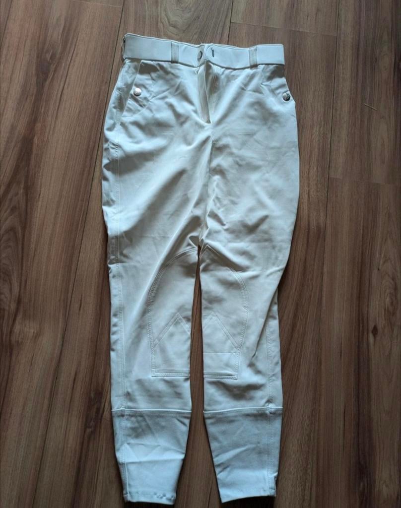Witte rijbroek 40 M L paardrijbroek Couture Hippique, Dieren en Toebehoren, Paardrijkleding, Nieuw, Onderkleding, Dames, Dressuur