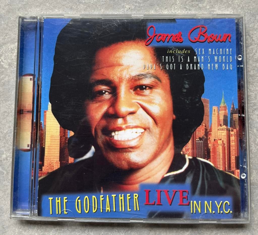 James Brown - The Godfather Live In NYC (cd funk), Ophalen of Verzenden, Zo goed als nieuw
