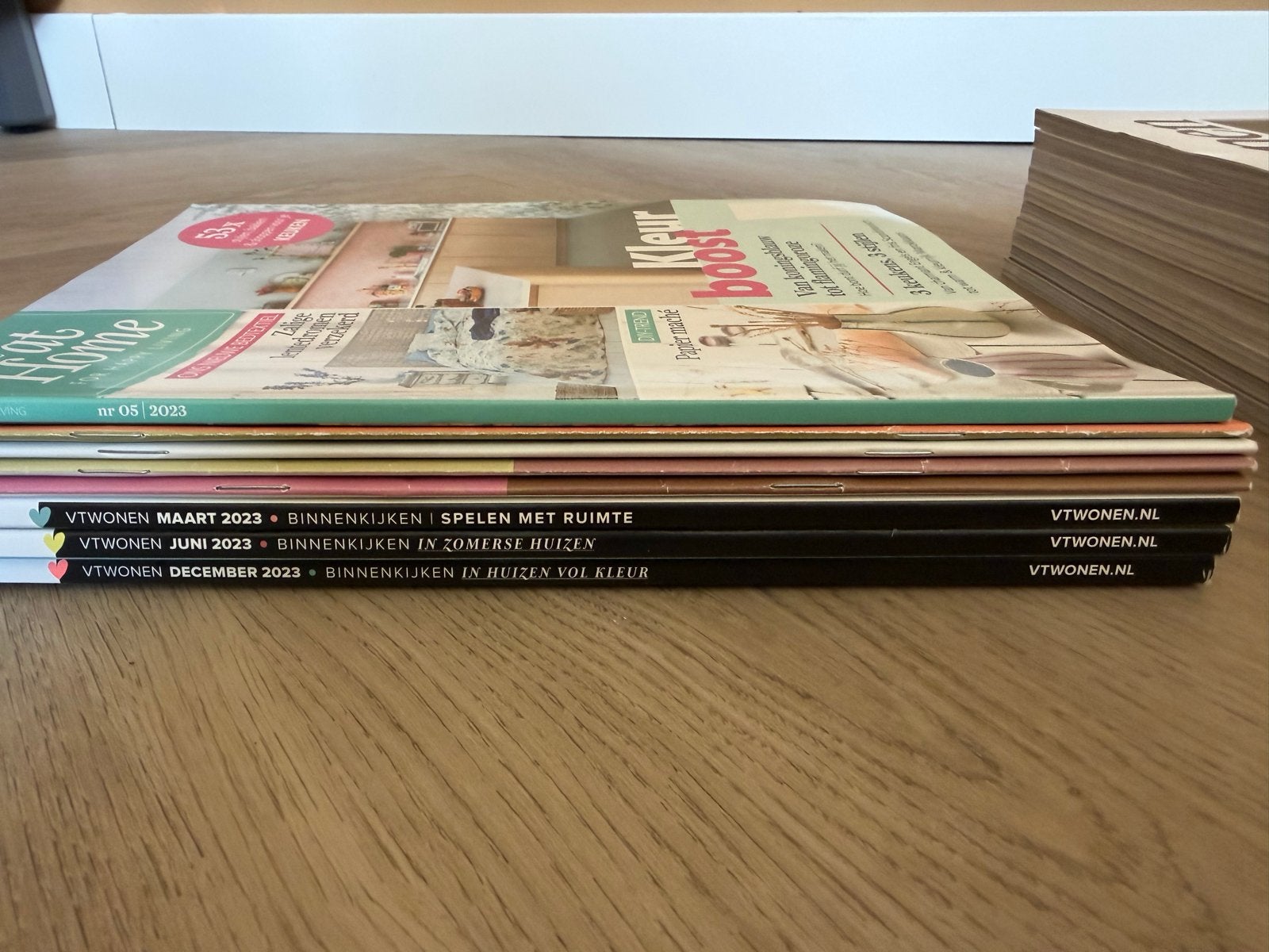 VTWonen tijdschriften 2023, Boeken, Ophalen, Gelezen