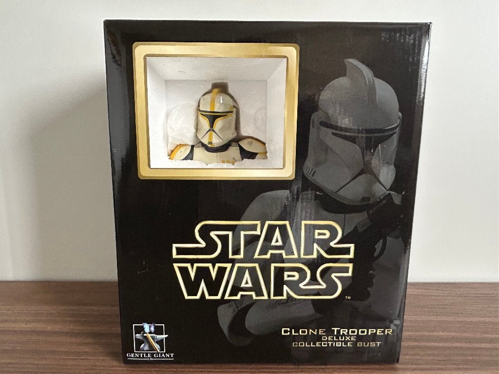 Star Wars Gentle Giant Clone Trooper Commander AOTC NIEUW, Verzamelen, Star Wars, Ophalen of Verzenden, Nieuw, Beeldje of Buste