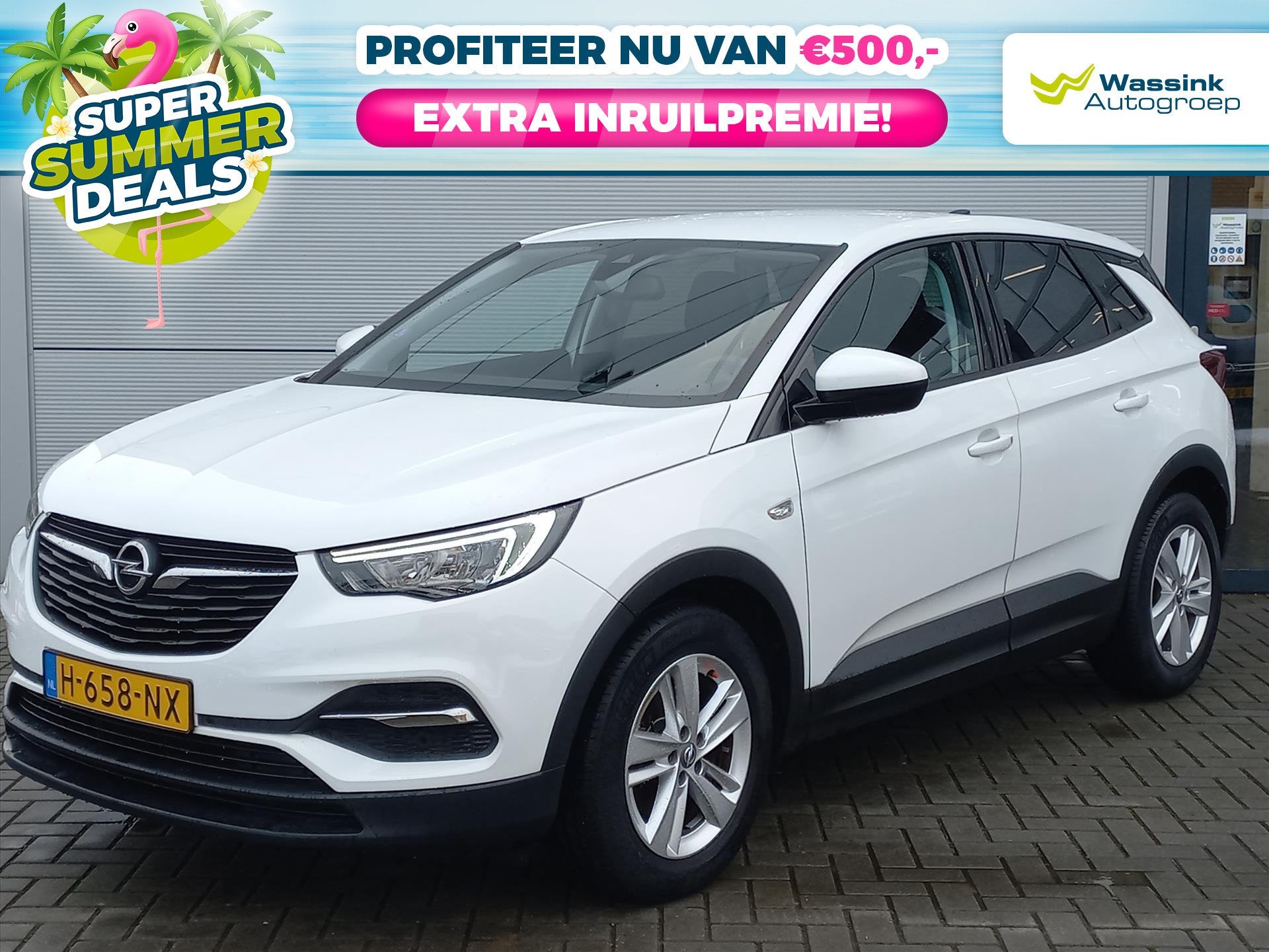 Opel Grandland X 1.2T 130pk Business Edition | SUMMER DEALS, Voorwielaandrijving, Gebruikt, 1199 cc, Multifunctioneel stuurwiel