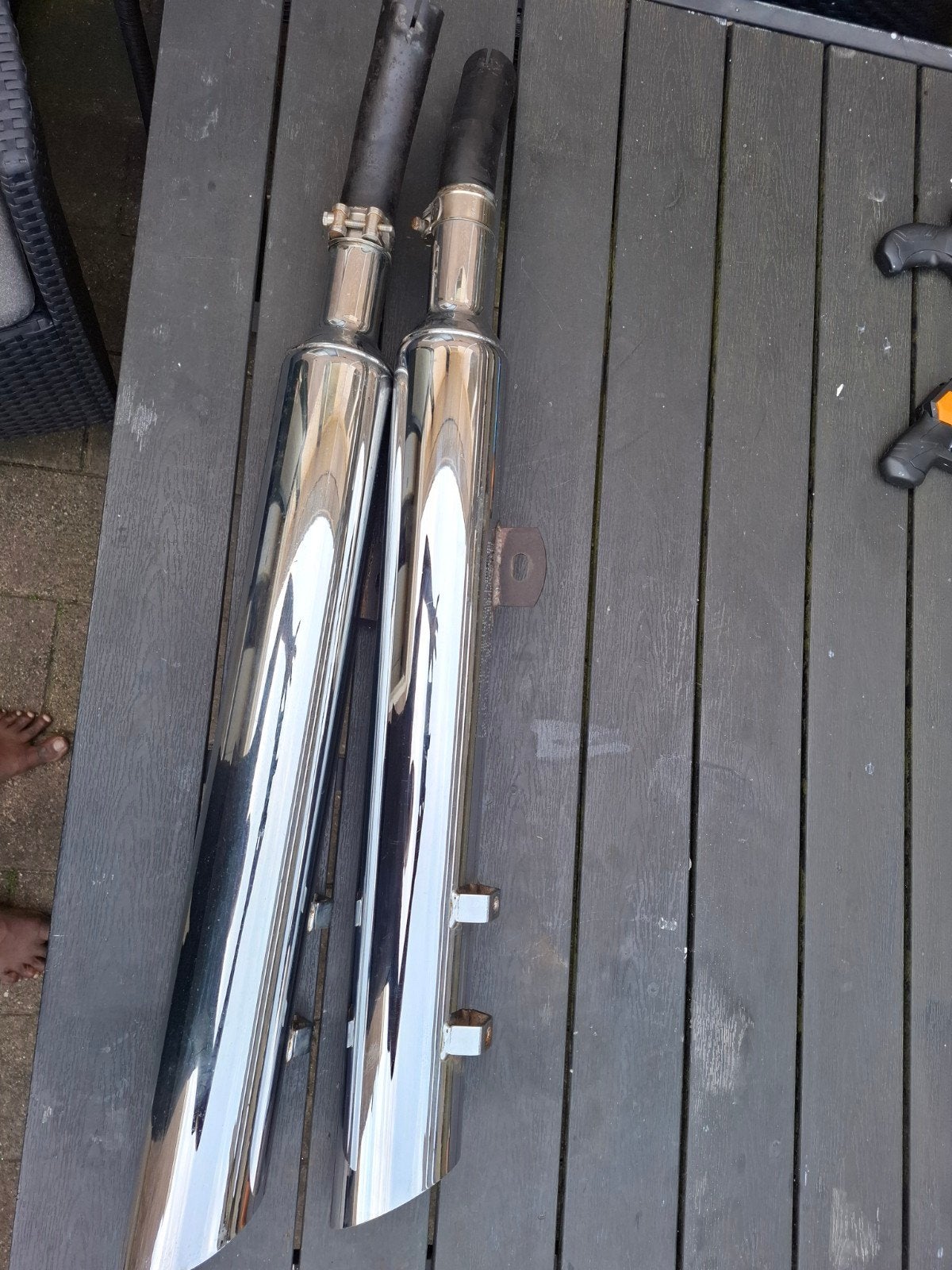 uitlaat dempers goldwing GL1500 (vervangend), Motoren, Ophalen of Verzenden, Gebruikt