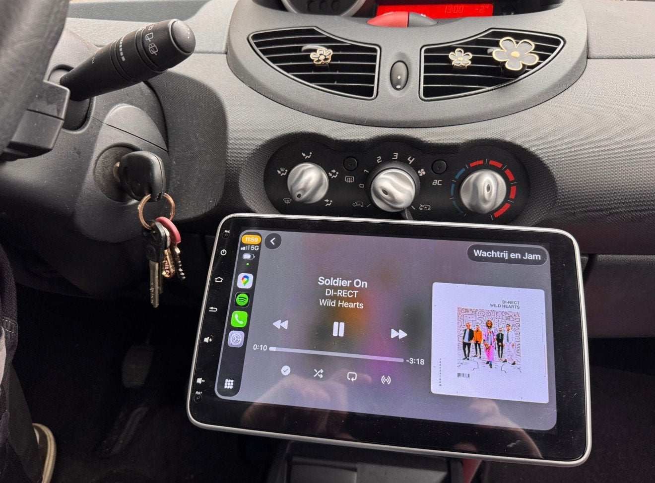 RENAULT TWINGO CARPLAY  | 2007-2012 | ACTIE €249,99, Ophalen of Verzenden, Zo goed als nieuw