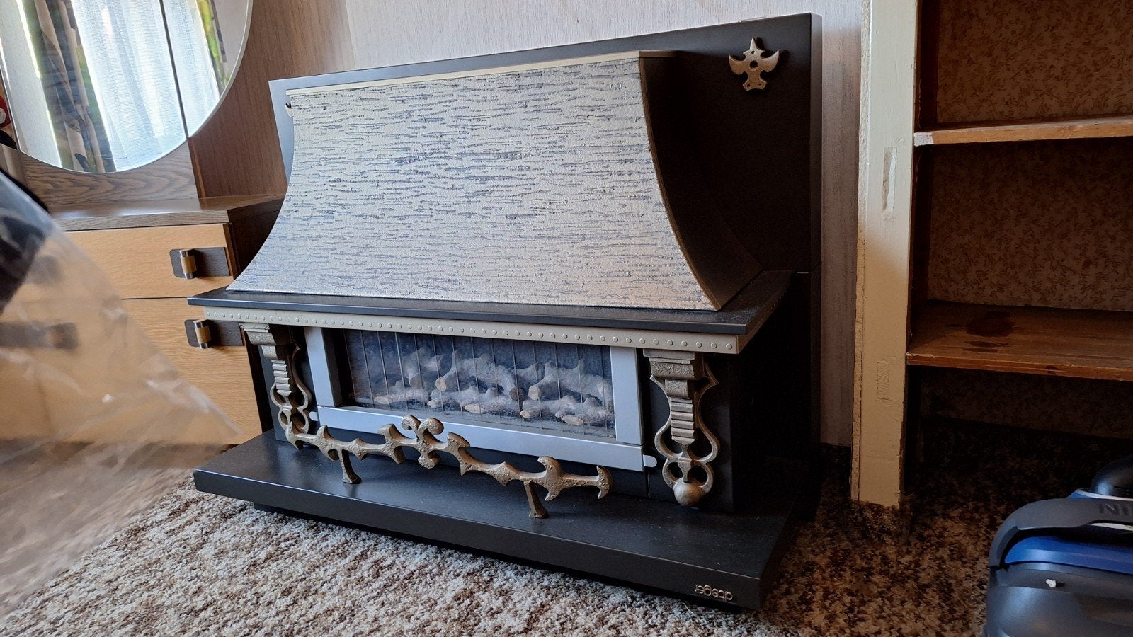 Vintage gashaard, Huis en Inrichting, Haarden, Ophalen, Gebruikt, Vrijstaande haard, Gashaard