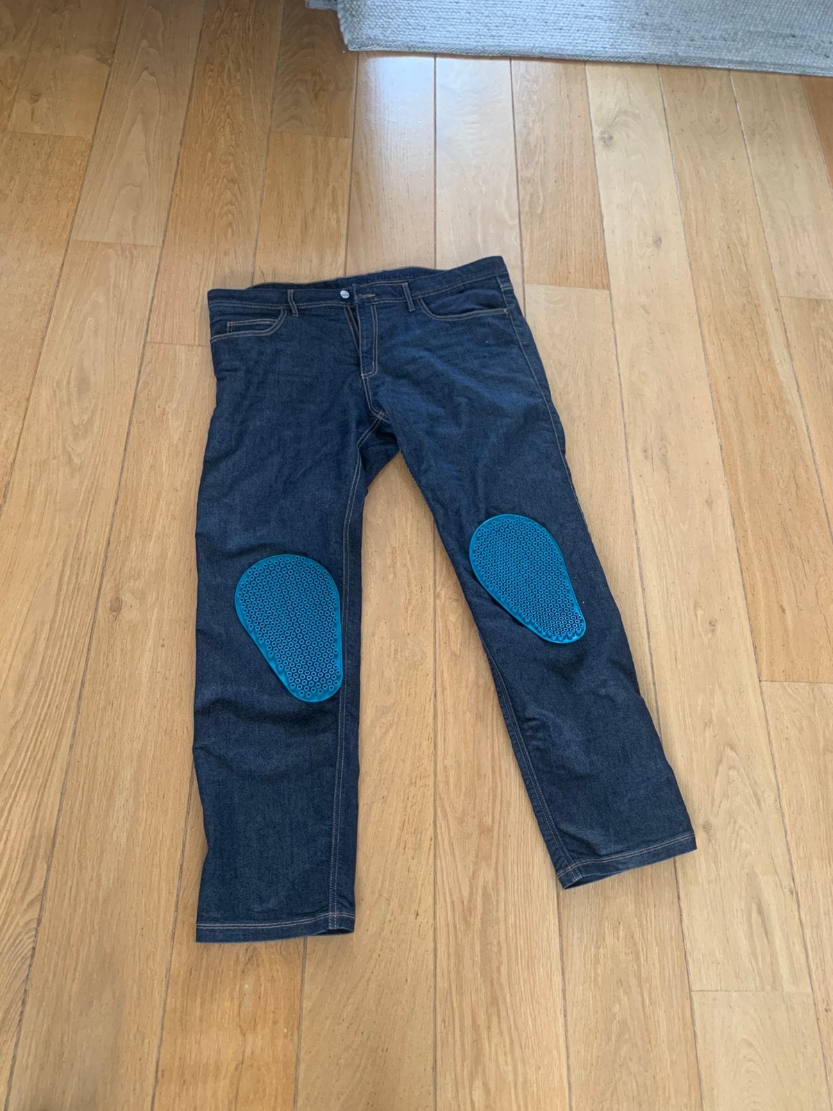 Motorbroek jeans mt 42/34 Vanucci, Motoren, Ophalen of Verzenden, Tweedehands, Heren, Broek | textiel