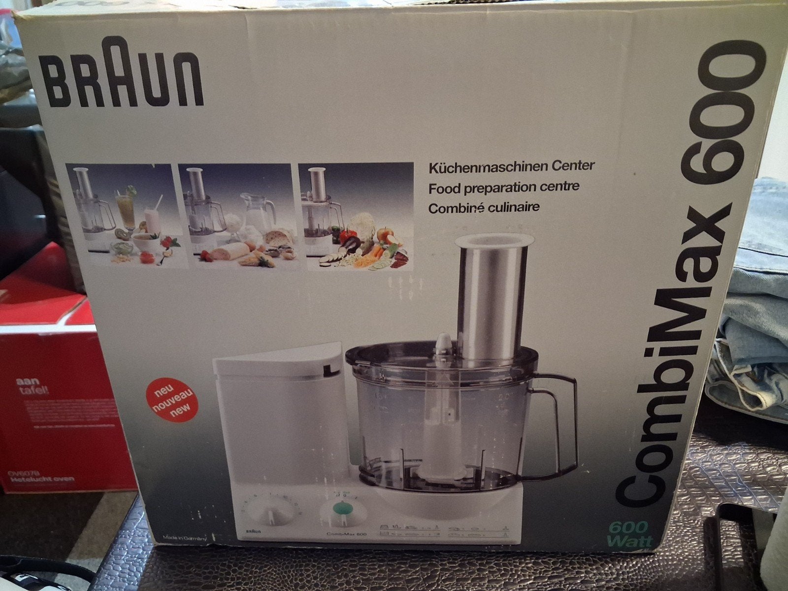 Braun CombiMax 600 Keukenmachine - Zo goed als nieuw, Ophalen of Verzenden, Zo goed als nieuw