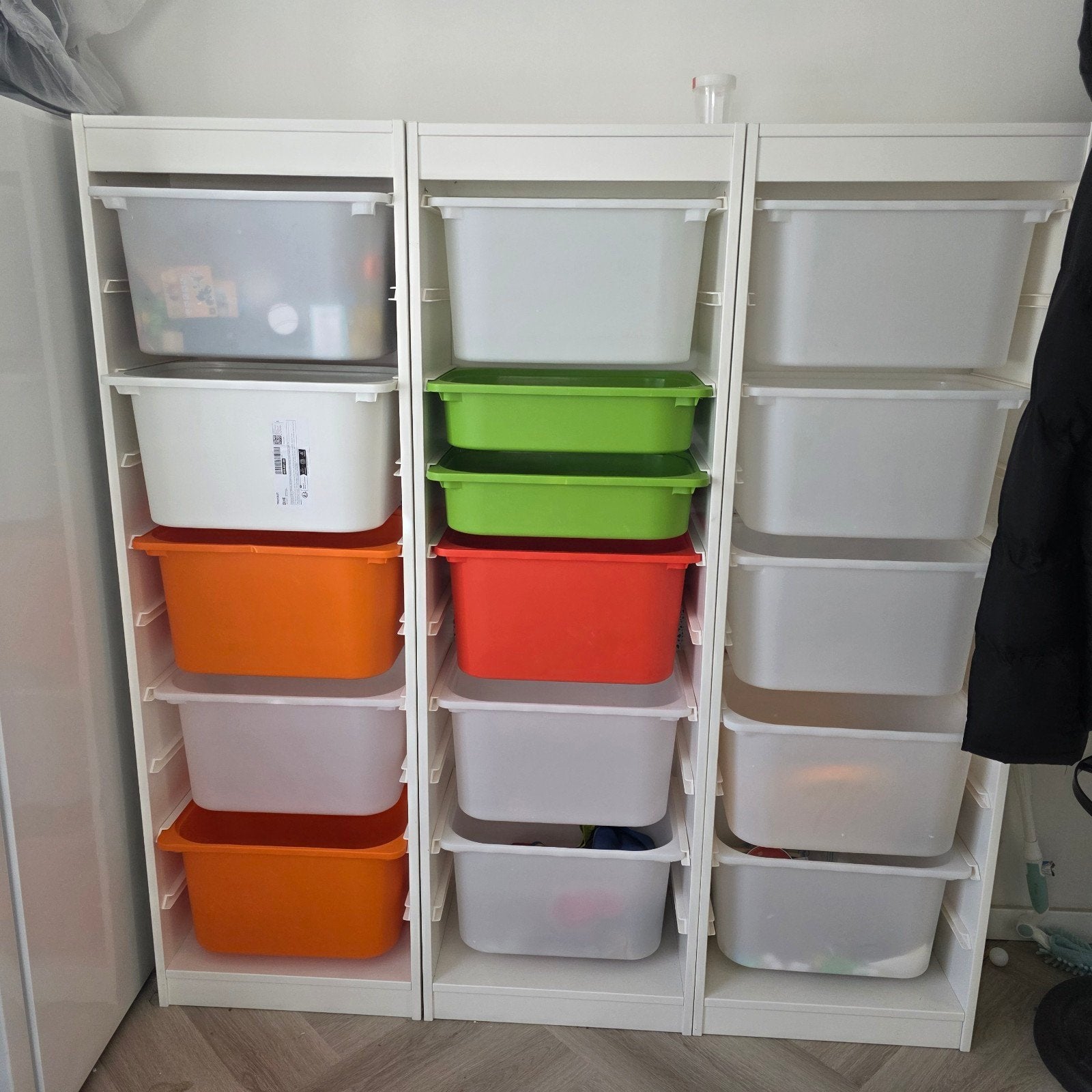 Trofast kasten (3x), Huis en Inrichting, Kasten | Ladekasten, Ophalen, 5 laden of meer, 50 tot 100 cm, Minder dan 100 cm