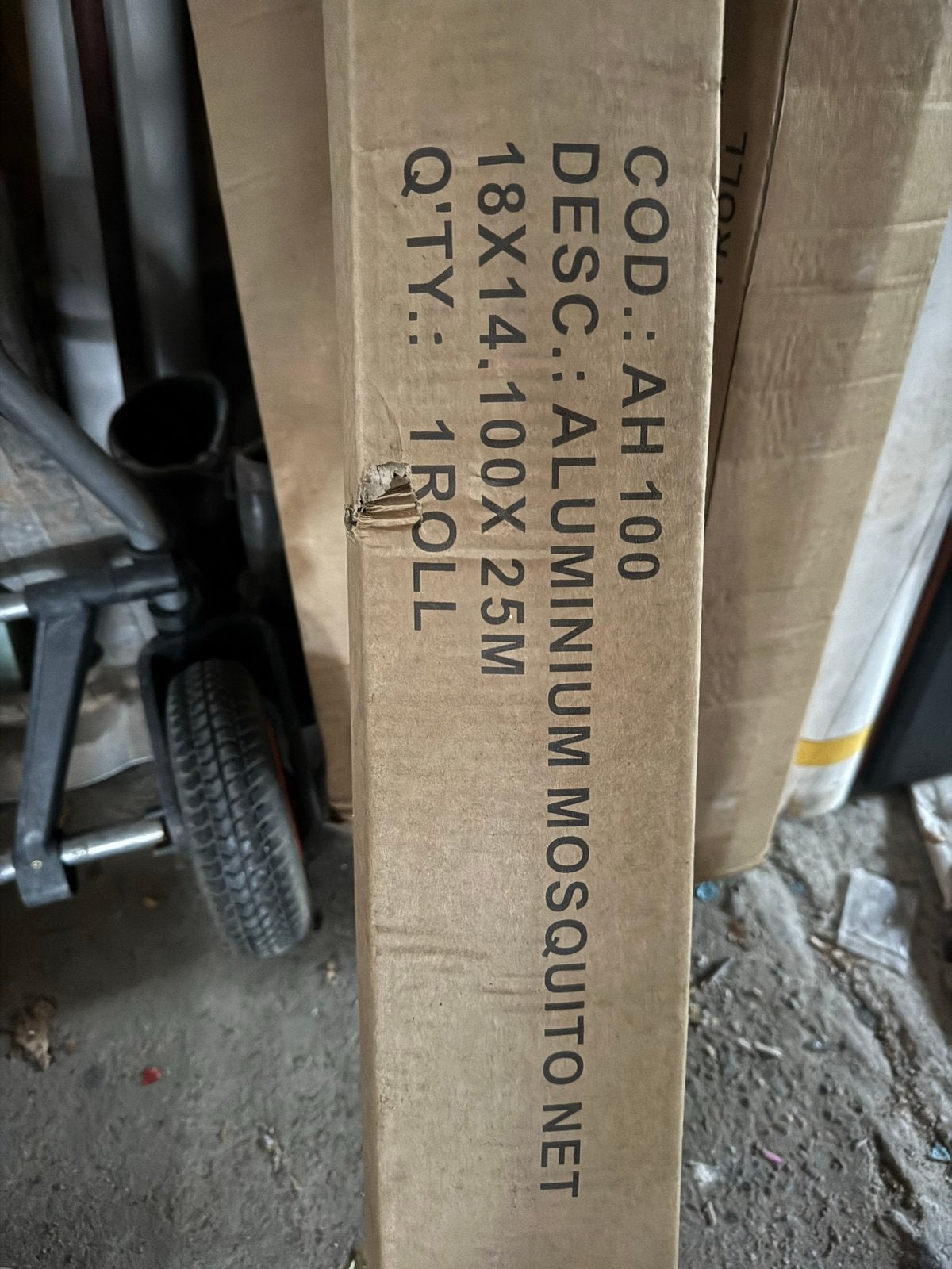 Aluminium Horrengaas Rol 18x14, 100x25M, Ophalen, 80 tot 100 cm, 215 cm of meer, Hordeur