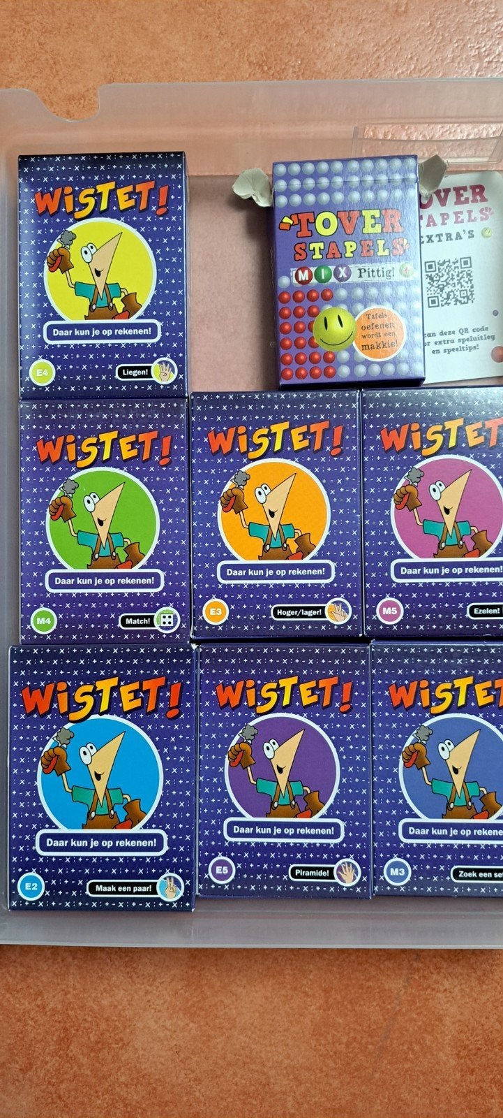 WISTET! Educatief Rekenspel - Diverse Uitbreidingen, Ophalen of Verzenden, Zo goed als nieuw