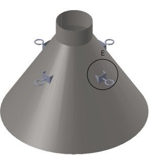 ROOKKAP ROND DIAMETER 80CM, Huis en Inrichting, Overige soorten, Henry@thermall.nl, Nieuw, Ophalen of Verzenden