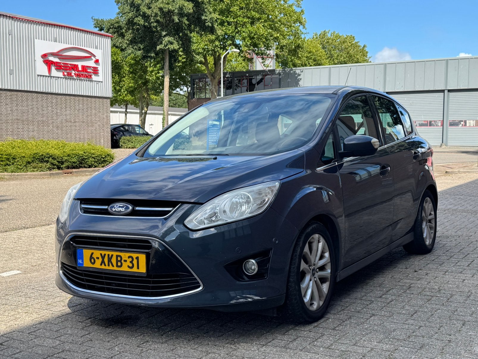 Ford C-Max 1.0  – Trekhaak, Camera, PDC, Airco &  APK, Auto's, Voorwielaandrijving, Origineel Nederlands, Handgeschakeld, Grijs