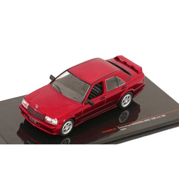 Mercedes Benz 190 1984 Rood Schaal 1/43 Ixo Models Nieuw, Overige merken, Ixo Models, Auto, Ixo Models