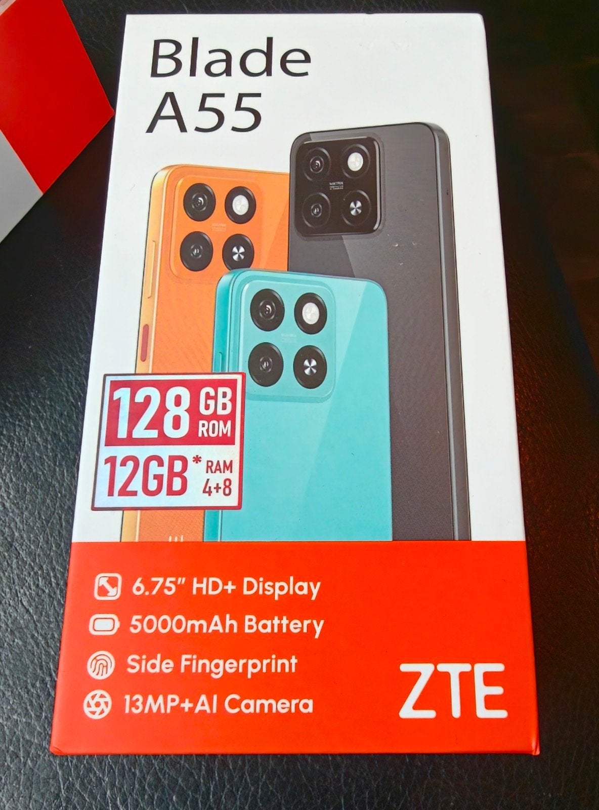 2 dagen gebruikt, Blade A55 met 128gb, Ophalen of Verzenden, 6 megapixel of meer, Overige modellen