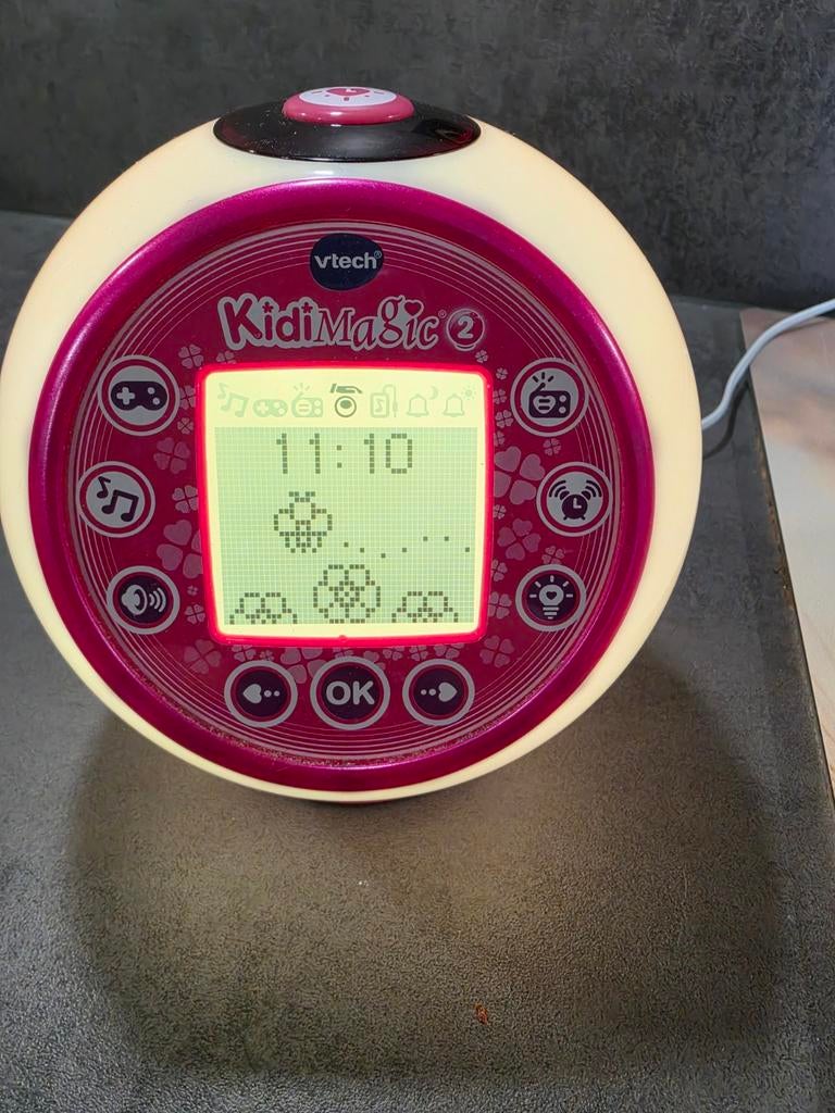 Vtech KidiMagic 2 wekker met diverse functies, Ophalen of Verzenden, Zo goed als nieuw, 6 jaar of ouder