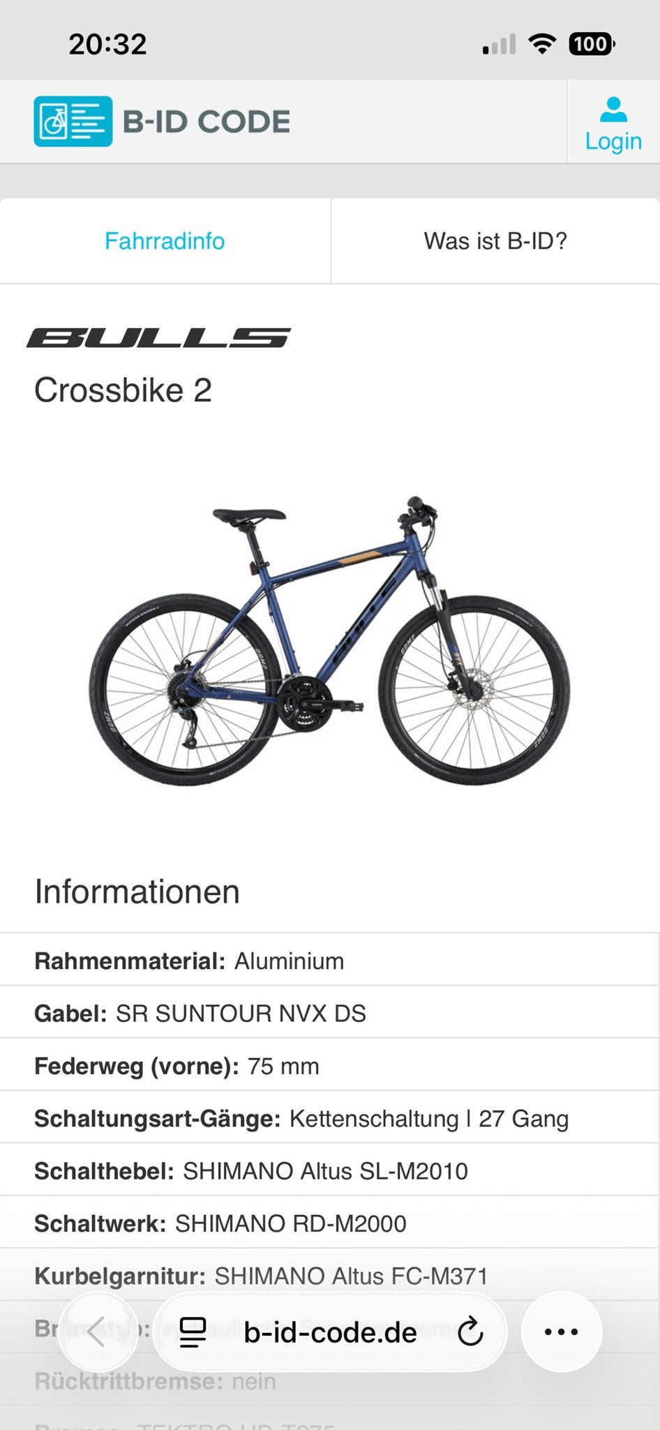 Bulls Crossbike 2 Hybride Fiets - 27 versnellingen, Gebruikt, Vering, Meer dan 20 versnellingen, Ophalen