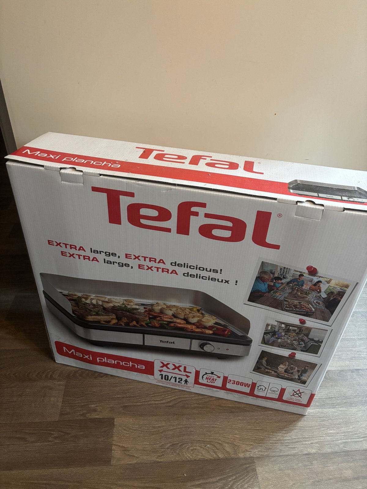 Tefal Maxi Plancha XXL Tafelgrill - Nieuw in doos, Ophalen, Nieuw, Tafelgrill